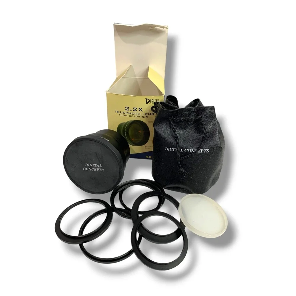 Digital Concepts High Definition Telephoto Lens Set 2.2x 62mm Lens Kit #2662T